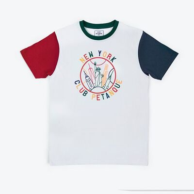 T-shirt New York Tricolore - Multicolore