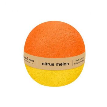 BOMBE DE BAIN AU MELON ET CITRON