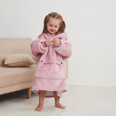 Fleece hoodie | kinderen | fleece deken | 2 - 6 jaar oud