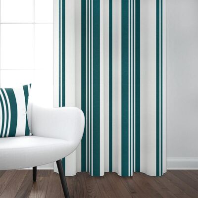 Pampelune Cortina de algodón Pino Verde 176x250 cm
