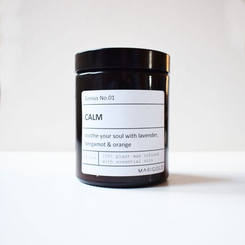 'Calm' Wellbeing Scented Candle (180ml)