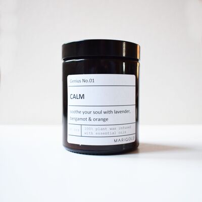 'Calm' Wellbeing Scented Candle (180ml)