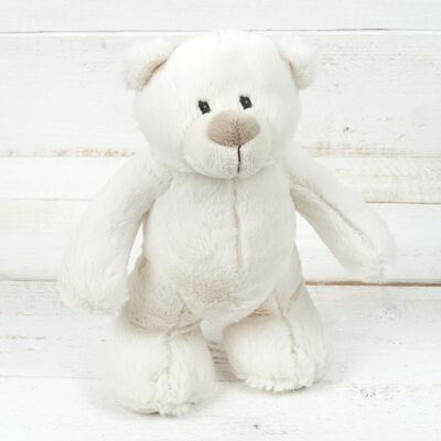 Orso in piedi crema - 17 cm