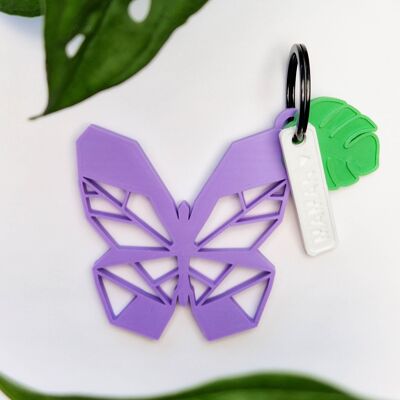 Customizable Butterfly Keyring