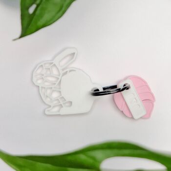 Porte-clés Lapin personnalisable 2