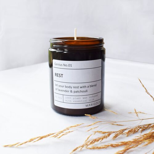 Rest Aromatherapy Scented Candle 180ml