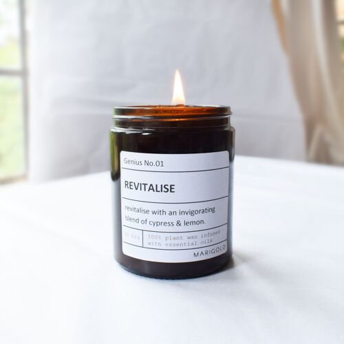 Revitalise Aromatherapy scented candle 180ml