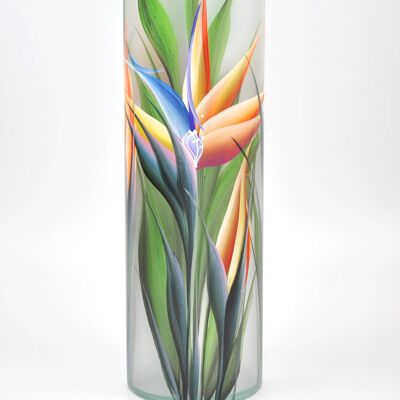 Vaso decorativo in vetro artistico 7017/400/sh119