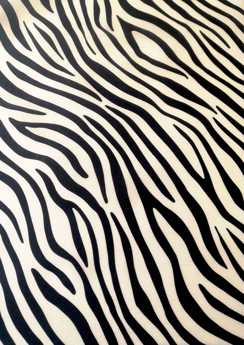 Tissu coton soie motivo peau de zebre - Zendaya-22