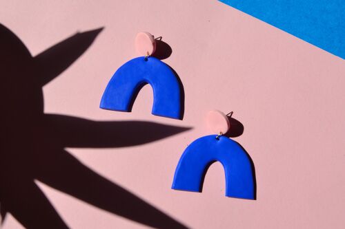 Blue Arch Matisse Earrings