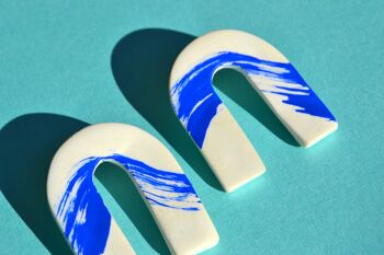 Boucles d'oreilles Blue Wave Clay Arches 2