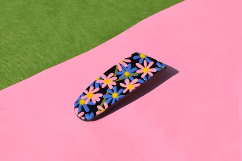 Forget Me Not Clay Hair Barrette
