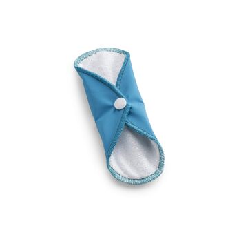 4 Mamipad Mini protège-slip absorbant lavable + sac humide - sac humide bleu 3