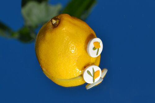SICILY Tiny Lemon Studs