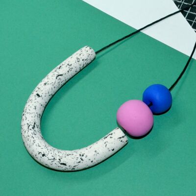 SOFIA Modern Tube Bead Necklace