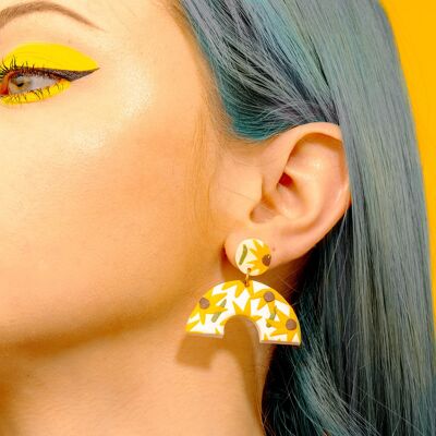 Sunflower Arch Earrings