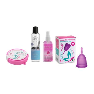 Kit Base MamiCup - Lilla - L > 30 anni e ho partorito naturalmente