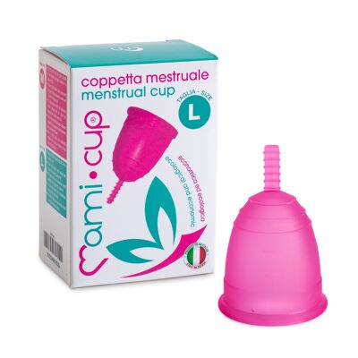 MamiCup Coppetta Mestruale Made In Italy - Turchese - M < 30 anni e non ho mai partorito naturalmente