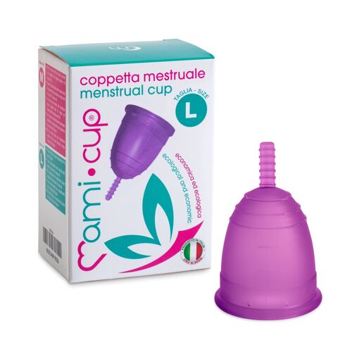 MamiCup Coppetta Mestruale Made In Italy - Trasparente - M < 30 anni e non ho mai partorito naturalmente