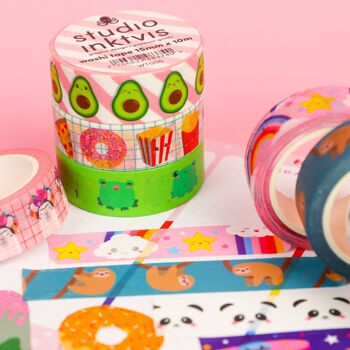 Washi tape Grenouille 3