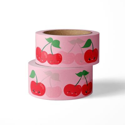 Washi tape cherries fruit