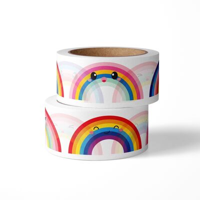 Regenbögen aus Washi Tape