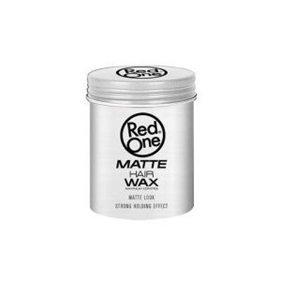 Matte hair wax white