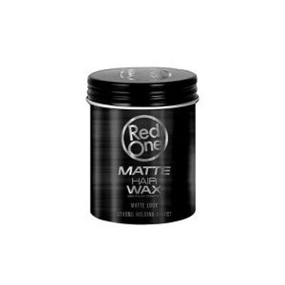 Matte hair wax black