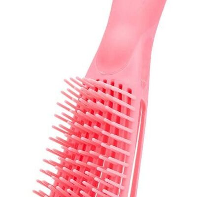 Brosse demelante cheveux boucles - Rose