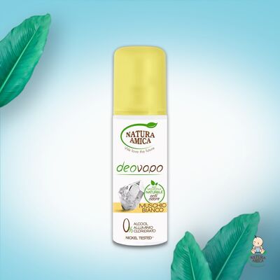 DeoVapo Spray Muschio Bianco - ORGANIC DEOVAPO SPRAY WHITE MUSK