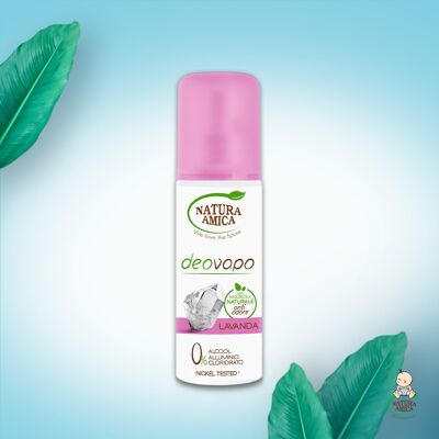 DeoVapo Spray Talco Lavanda - ORGANIC DEOVAPO SPRAY LAVENDER