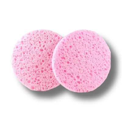 YOSMO Face Cleansing Sponges - 2 pcs