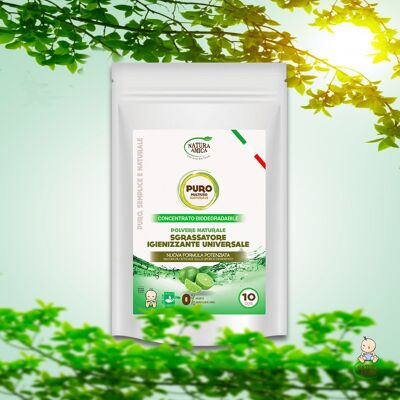 "PURO" Sgrassatore Biologico Concentrato Igienizzante Vegano - ORGANIC UNIVERSAL SANITIZER