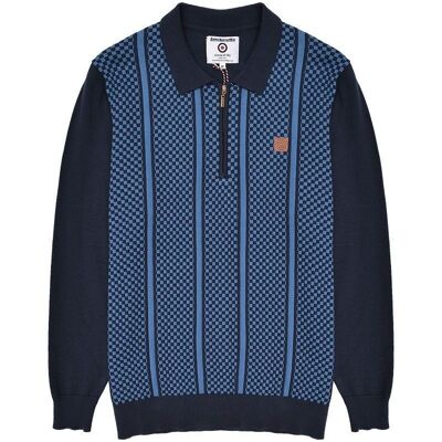 LS-Check QTR Zip Polo AW22 1
