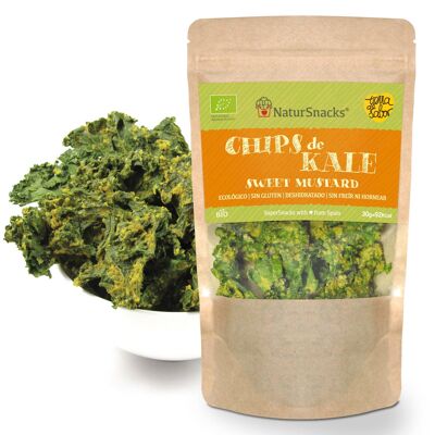 BIO Kale Chips - Sweet Mustard (moutarde au miel)