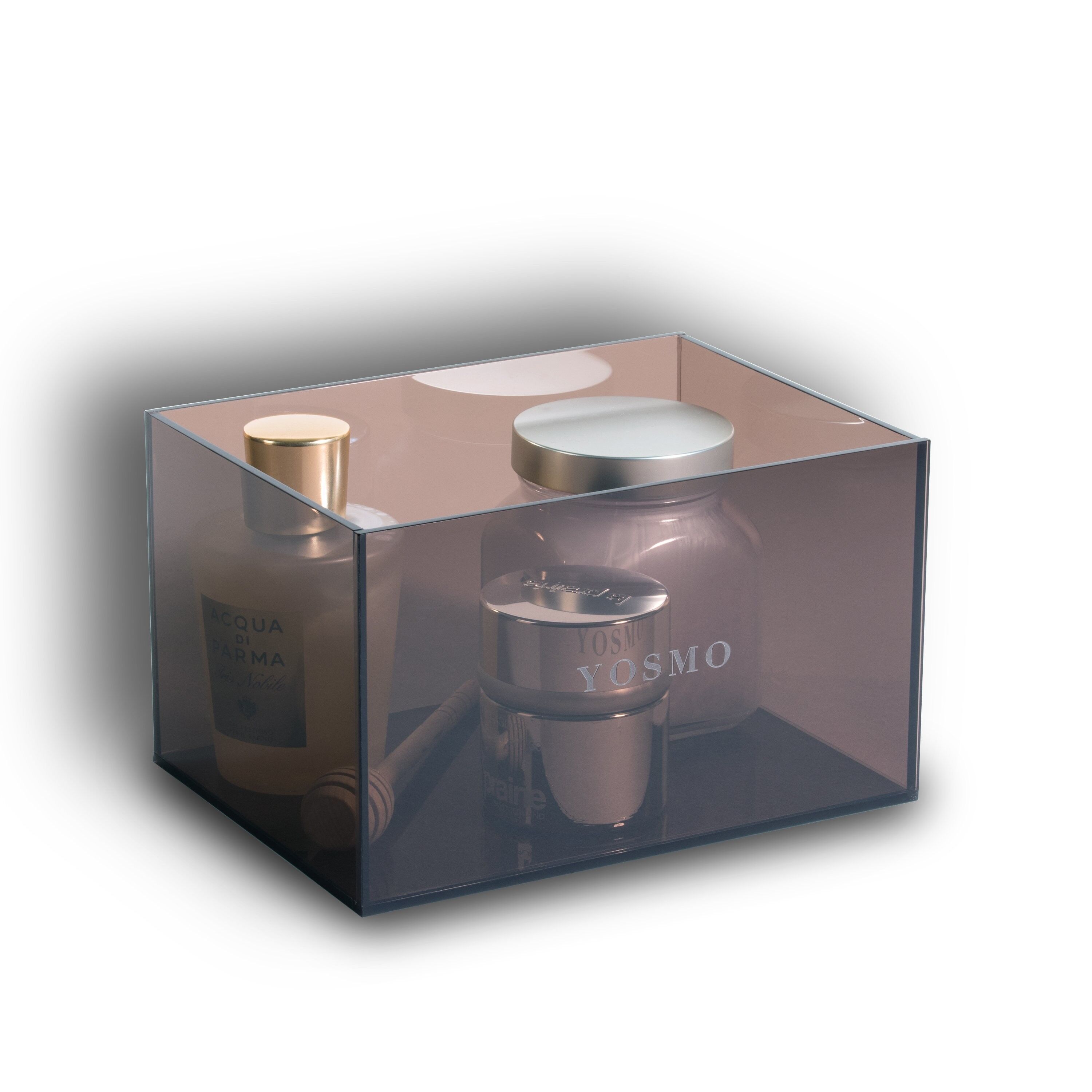 YOSMO Display Organizer – Transparent Amber