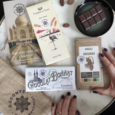 Weihnachtsgeschenkbox: Gehen Sie auf Schokoladen-Weltreise