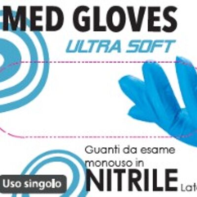 Disposable powder-free nitrile glove NEW MED ULTRA SOFT
