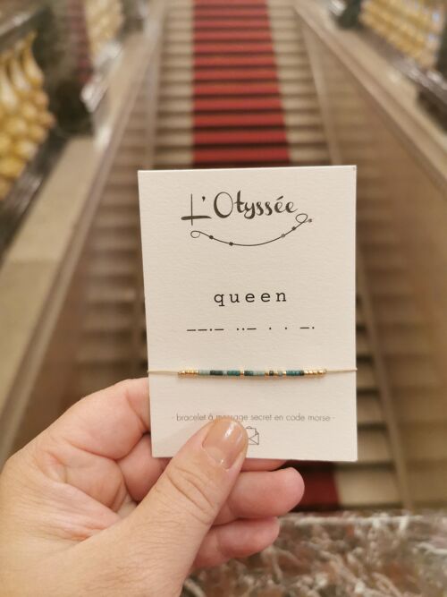 Bracelet à message queen