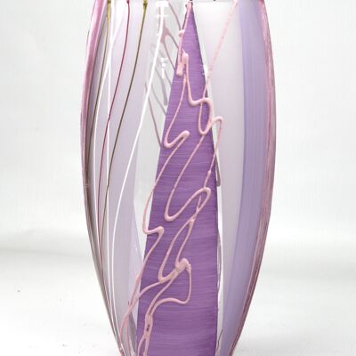 Vase en verre décoratif d'art 7518/300/sh112.3