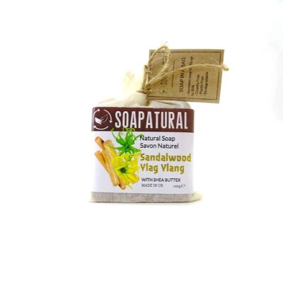 Sandalwood & Ylang Ylang Soap Bar in a Bag