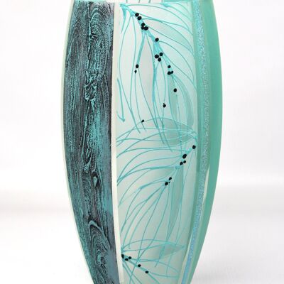 Vase en verre décoratif d'art 7518/300/sh322