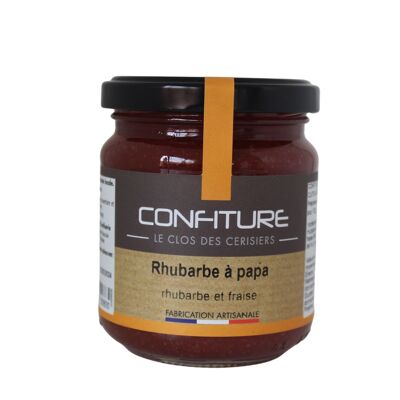 Confettura Extra "Rhubarb à Papa" (Rabarbaro e Fragola)