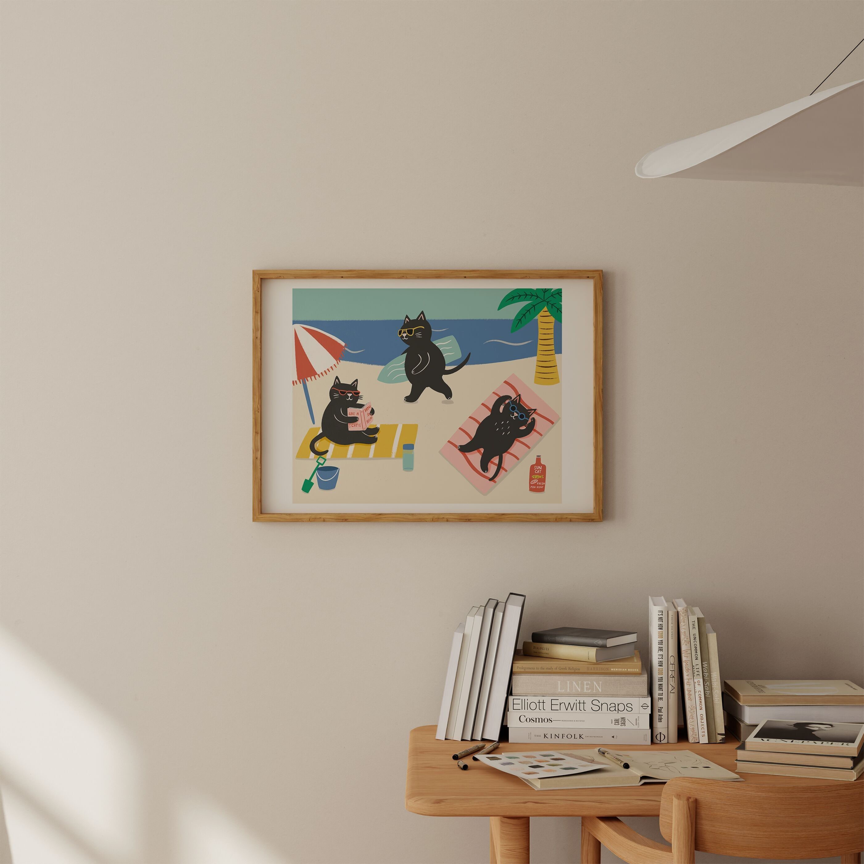 Sommerspaß – Schwergewichts-Kunstdruck