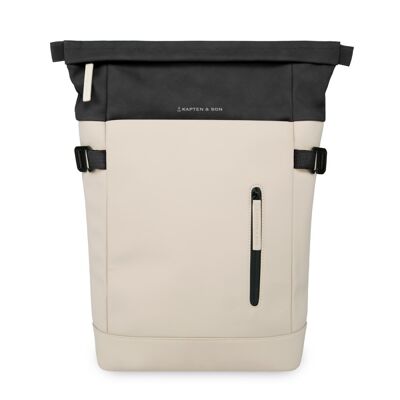 Backpack Aarhus Cream Black