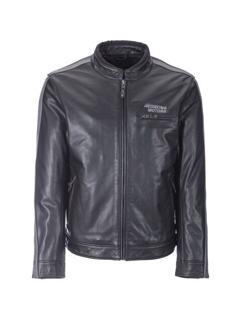 Blouson de moto en cuir vértiable PORTLAND