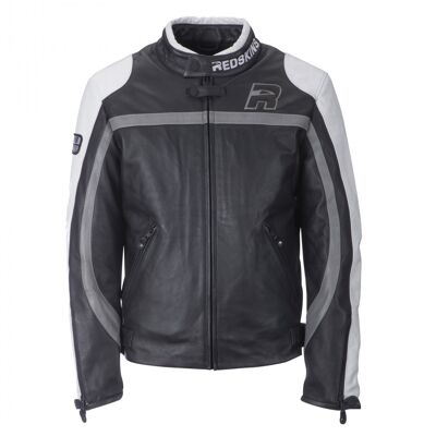 Leather motorcycle jacket JAKE