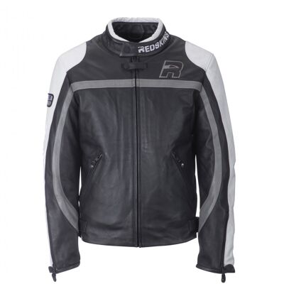 Leather motorcycle jacket JAKE