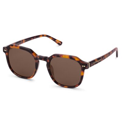 Lunettes de soleil Lisbon Tortoise Marron