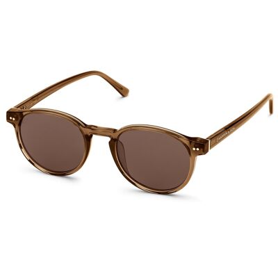 Marais Transparent Caramel Brown Sunglasses